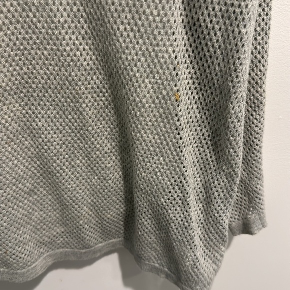 GAP Mesh Sweater & Old Navy White Tank Top - Sz L - Picture 4 of 5